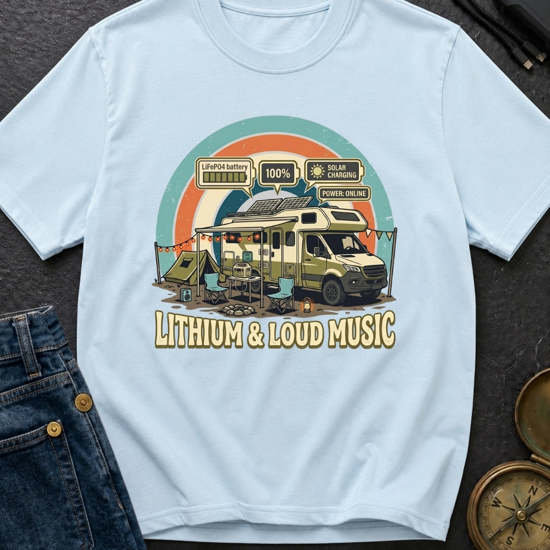 Lithium and Loud Music - T-Shirt