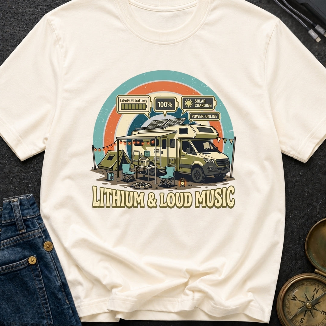 Lithium and Loud Music - T-Shirt