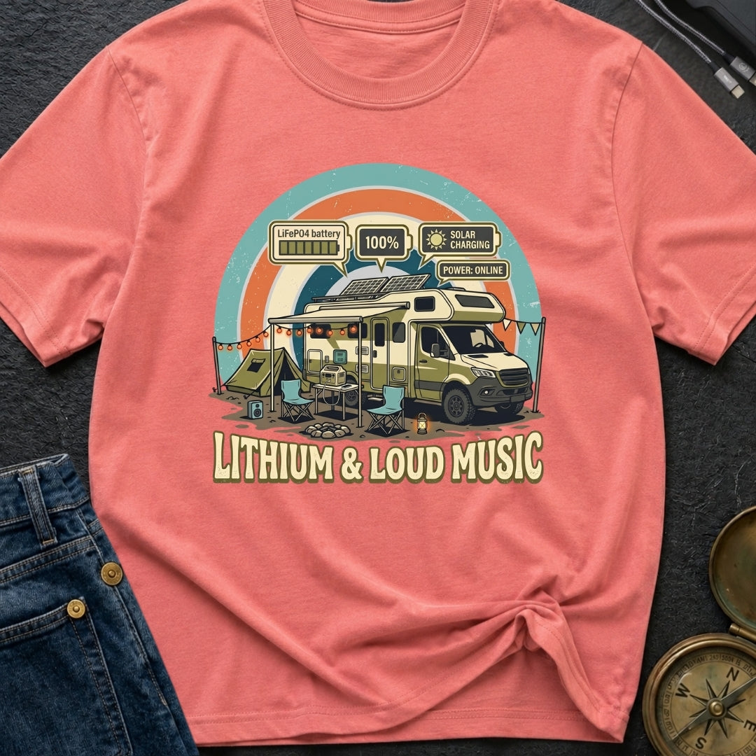 Lithium and Loud Music - T-Shirt