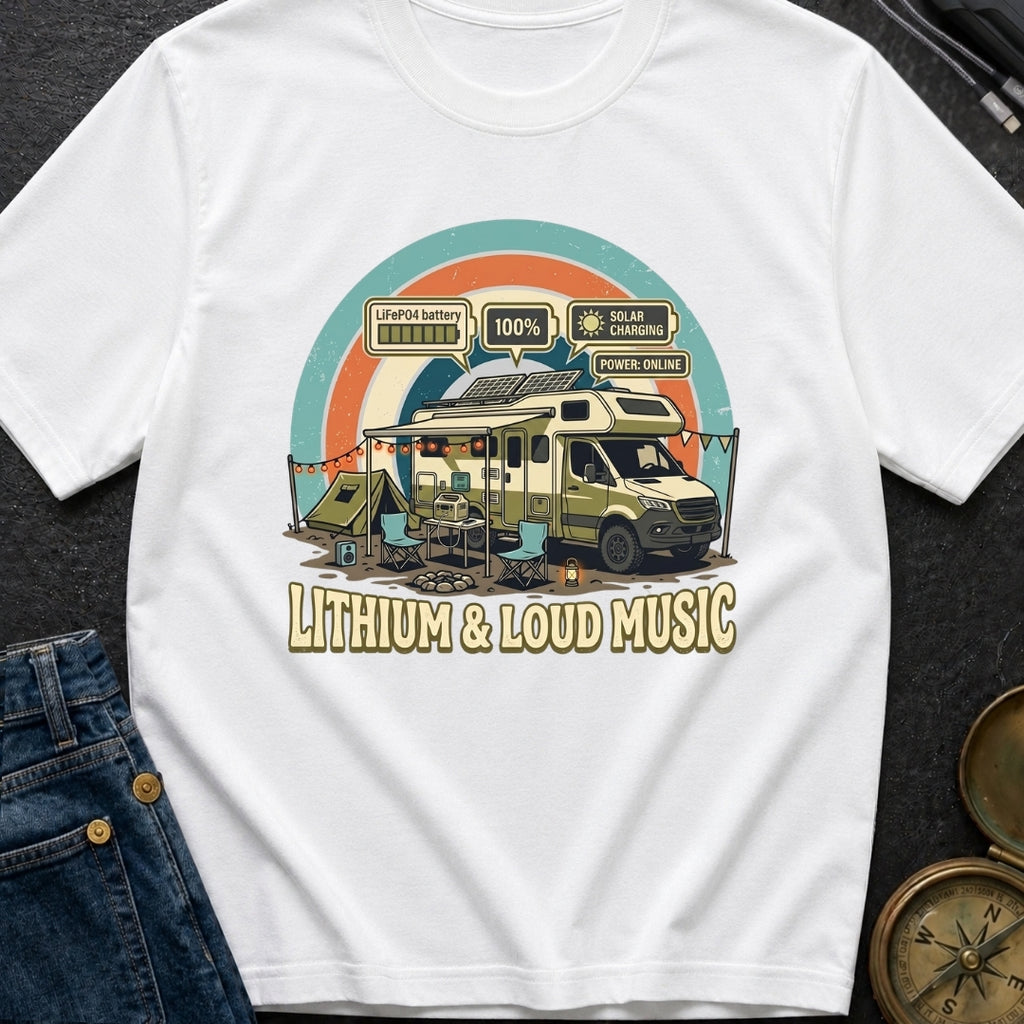 Lithium and Loud Music - T-Shirt