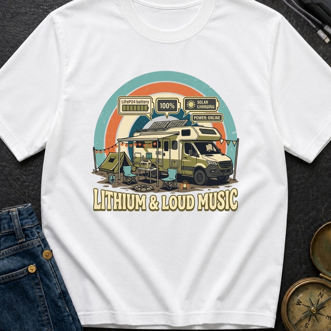 Lithium and Loud Music - T-Shirt