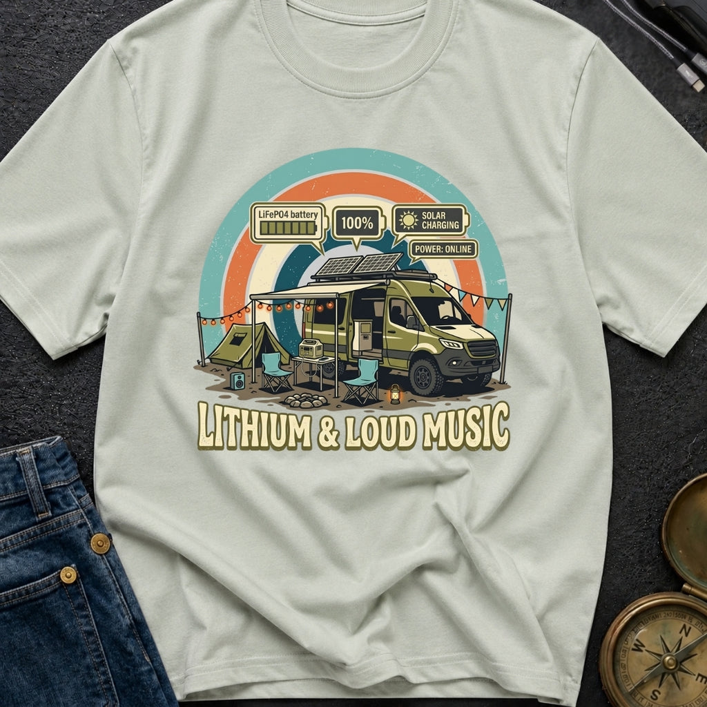 Charged With Tunes - T-Shirt