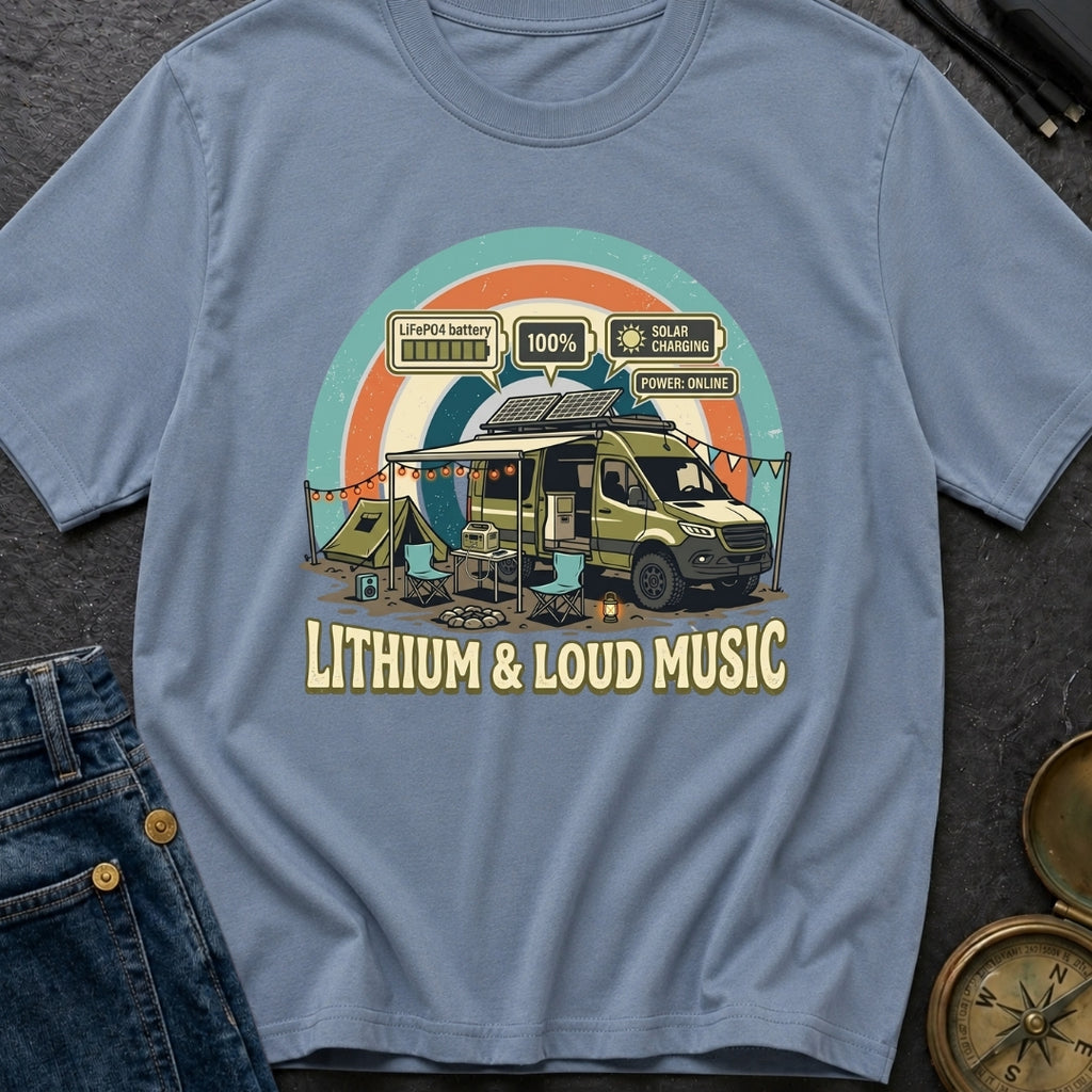 Charged With Tunes - T-Shirt