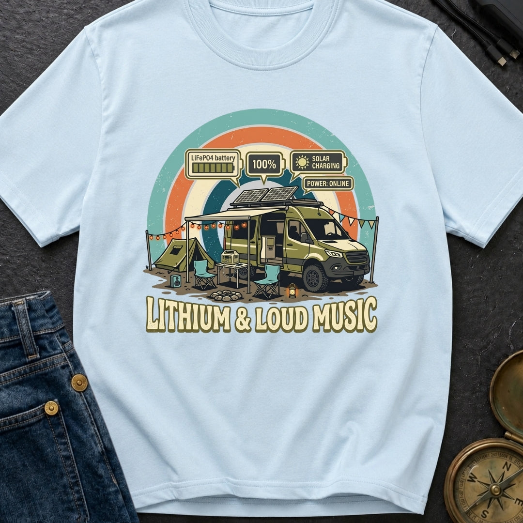 Charged With Tunes - T-Shirt