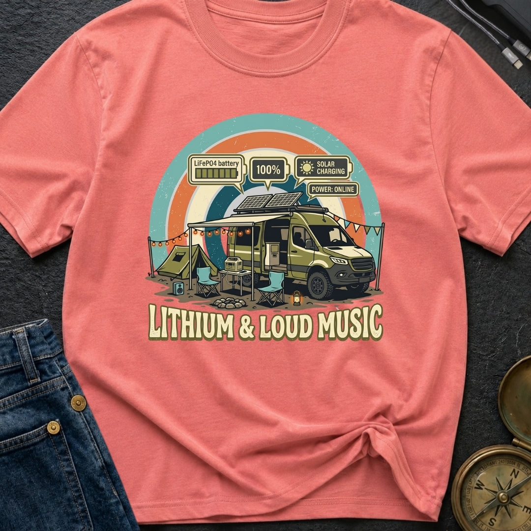 Charged With Tunes - T-Shirt