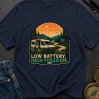 Low Battery Happy Camper - T-Shirt