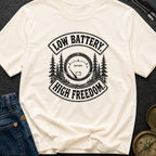 Dead Battery Live Free - T-Shirt