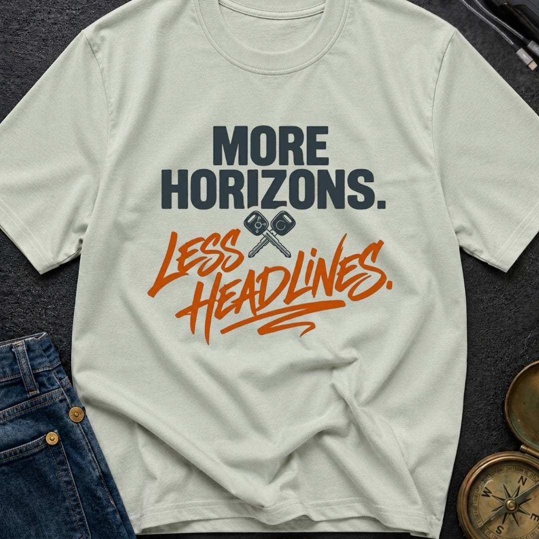 Horizons Over Headlines - T-Shirt