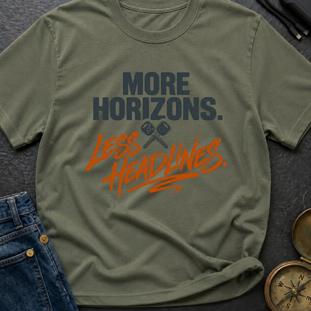 Horizons Over Headlines - T-Shirt