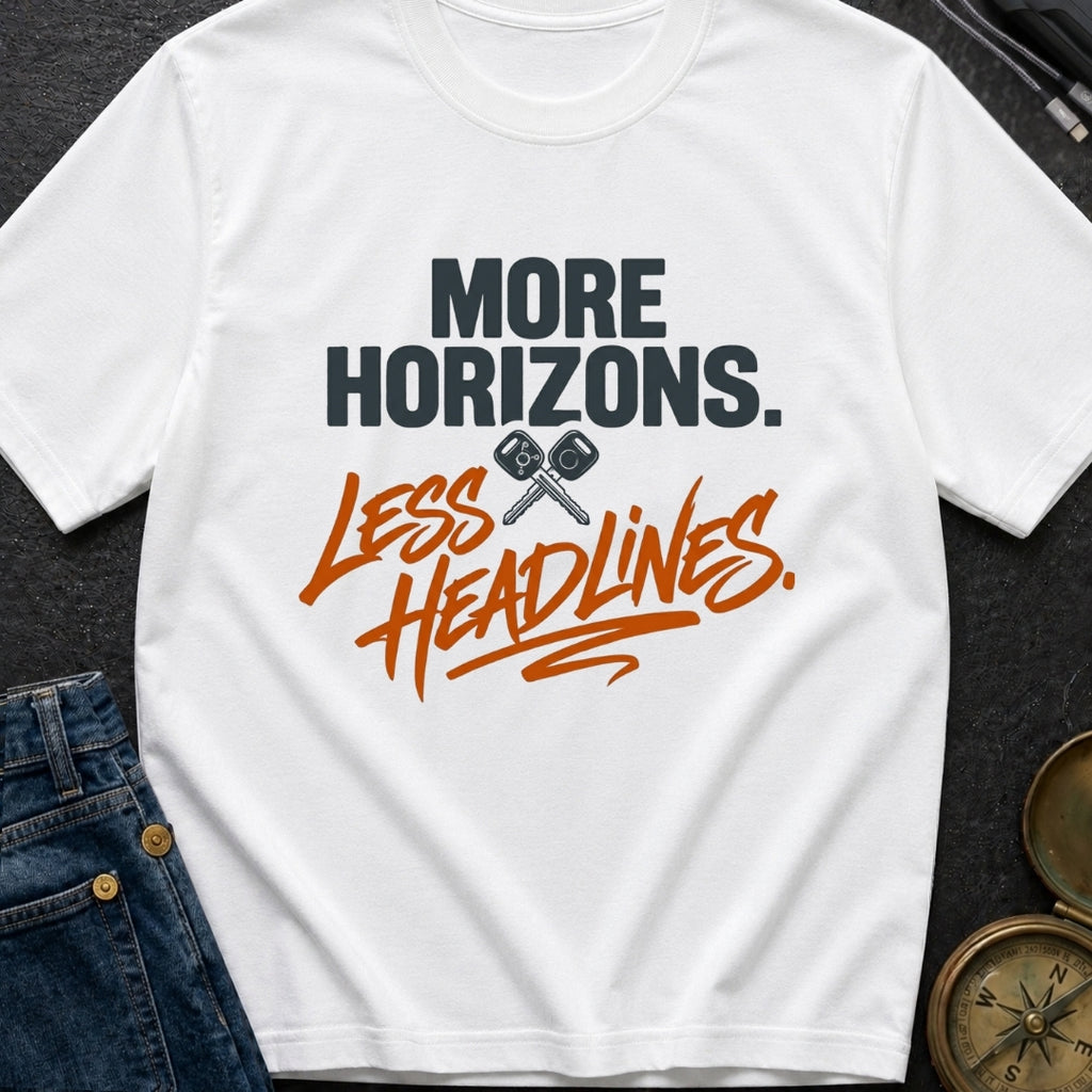 Horizons Over Headlines - T-Shirt