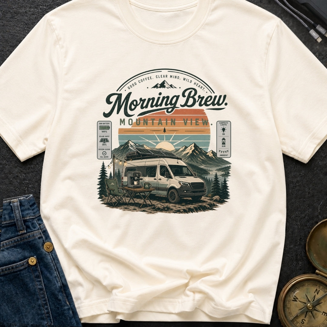 Brew With A View - T-Shirt