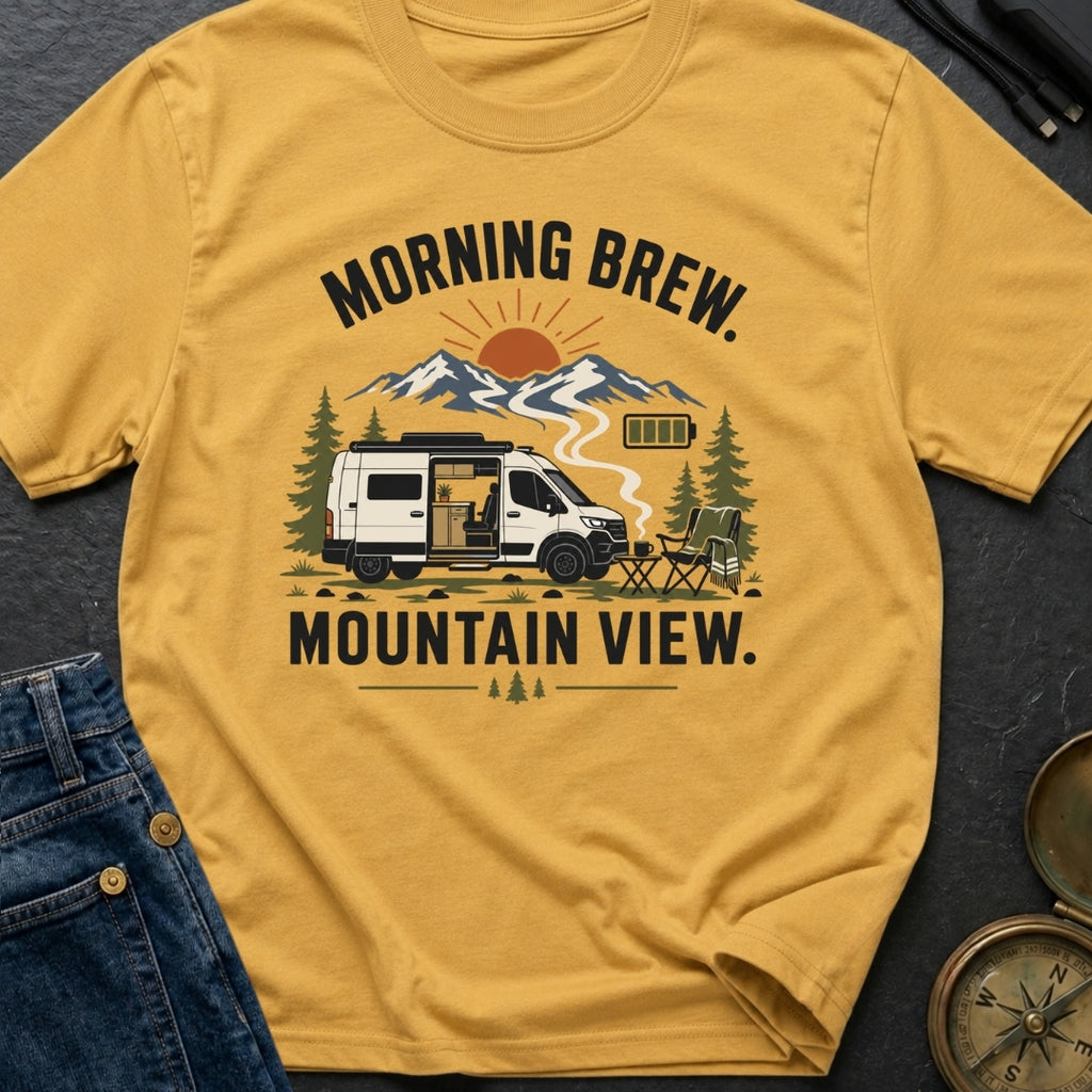 Brew With A View - T-Shirt