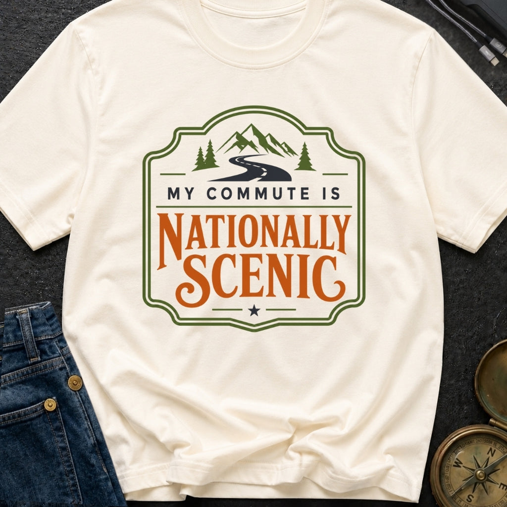 My Commute Is Nationally Scenic - T-Shirt