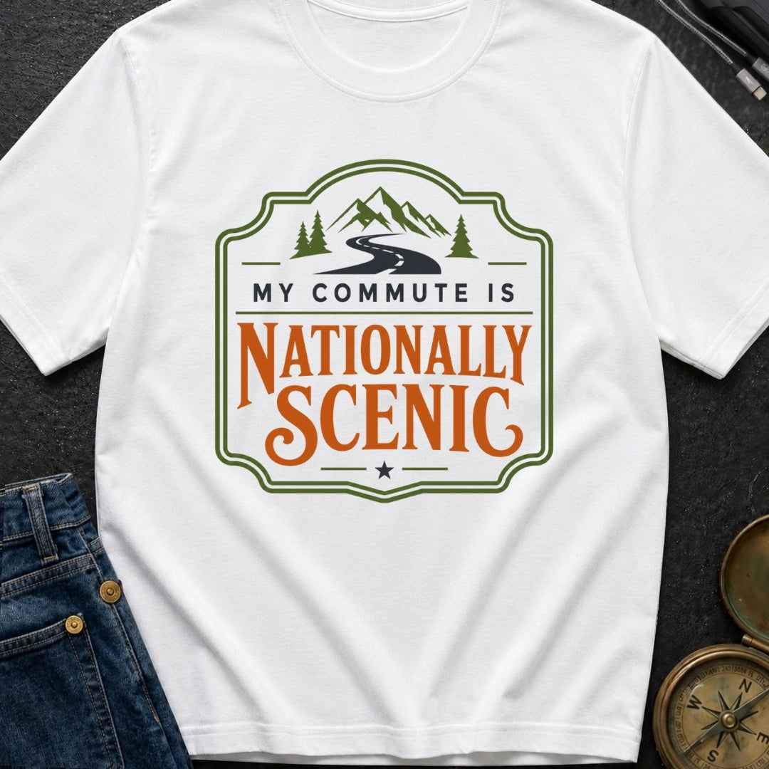 My Commute Is Nationally Scenic - T-Shirt