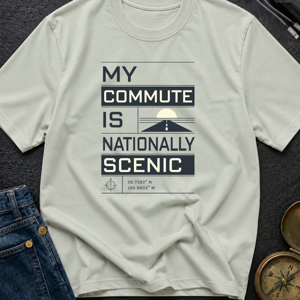 My Commute Is Nationally Scenic - T-Shirt