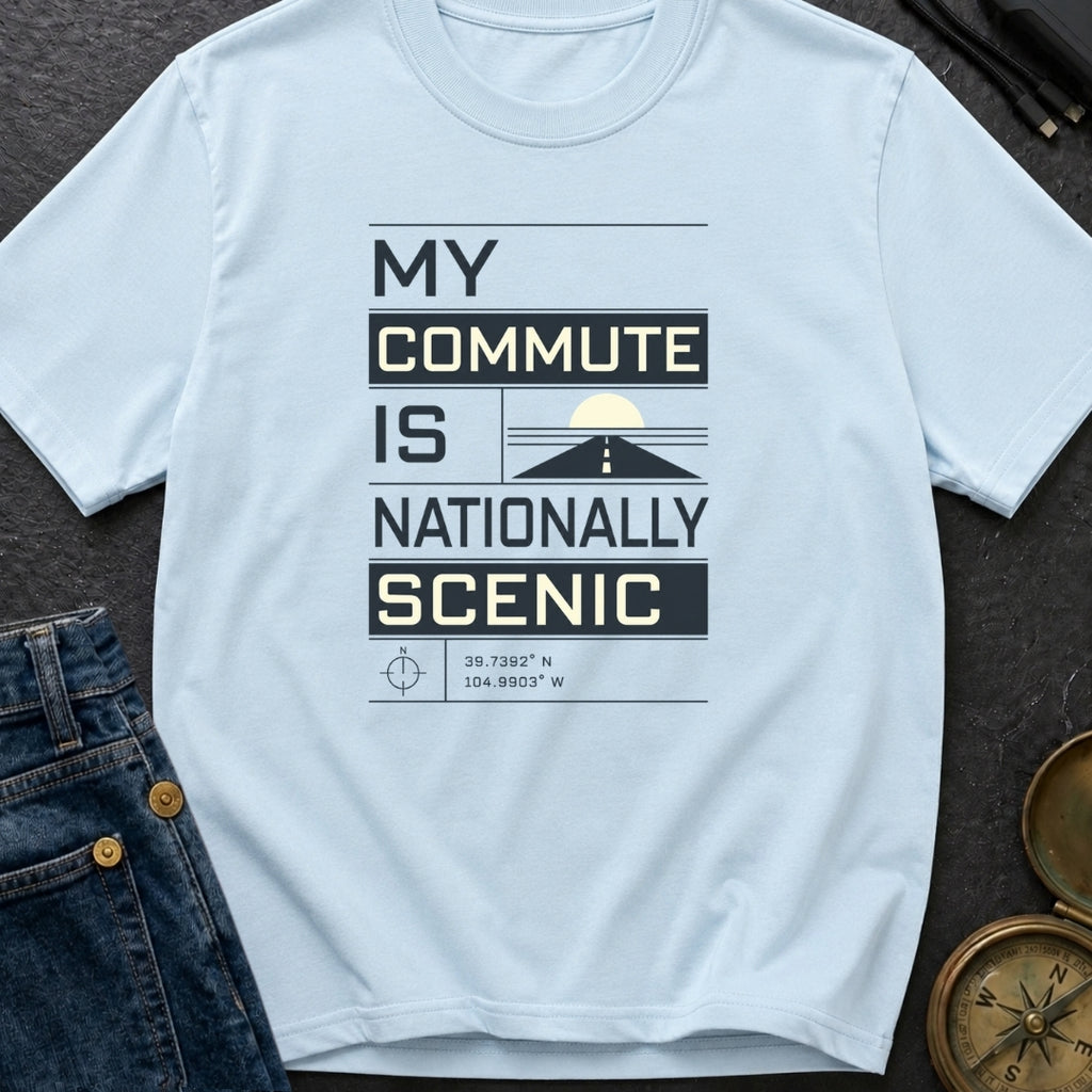 My Commute Is Nationally Scenic - T-Shirt