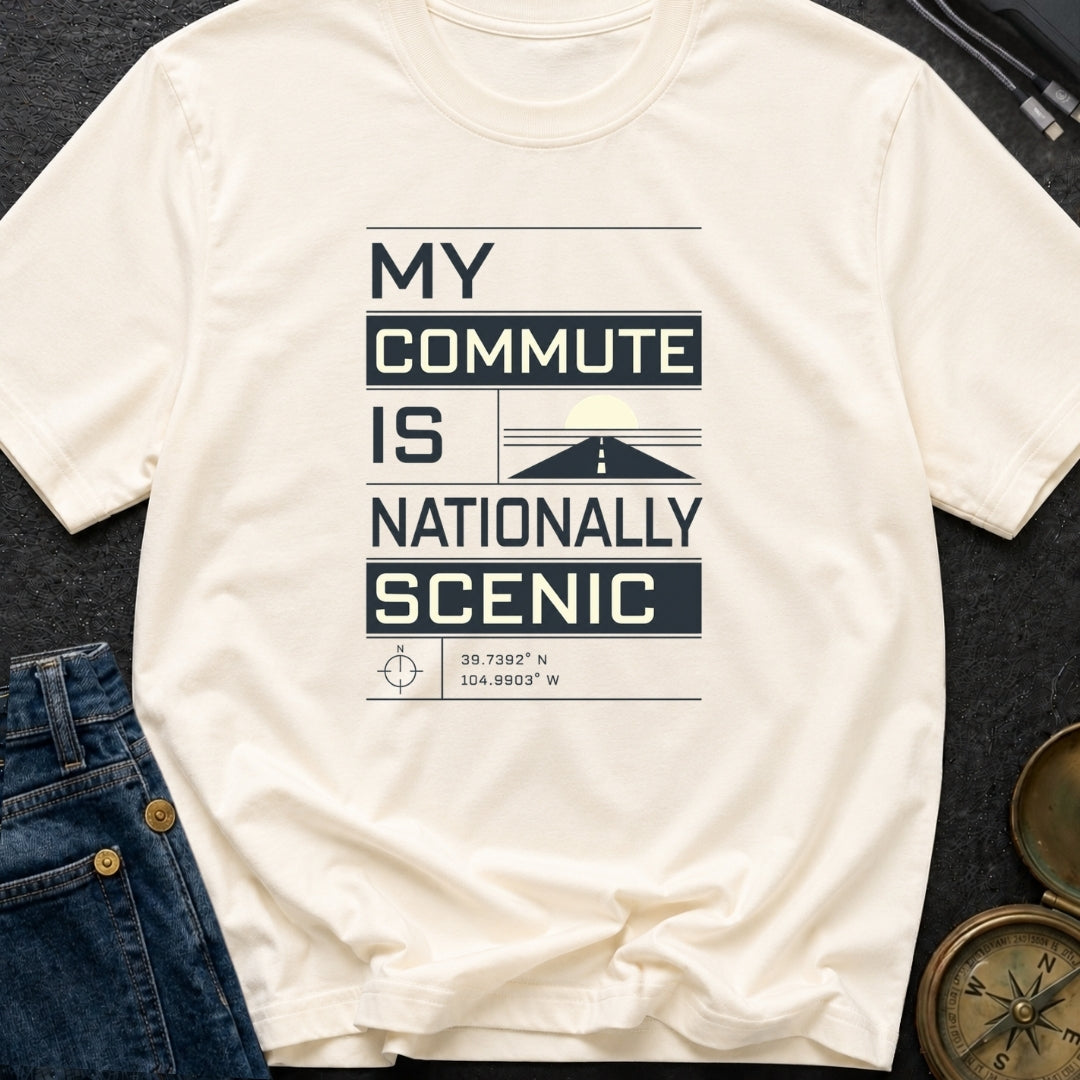 My Commute Is Nationally Scenic - T-Shirt