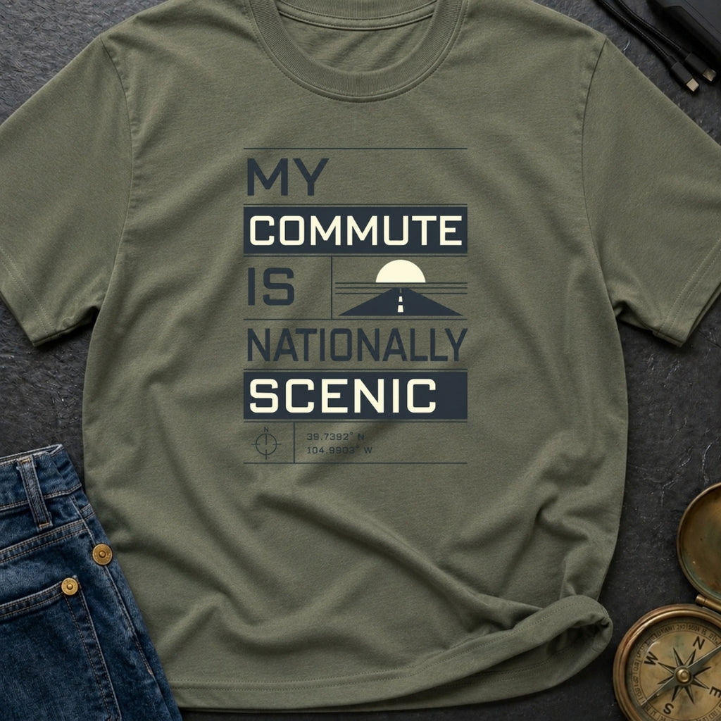 My Commute Is Nationally Scenic - T-Shirt