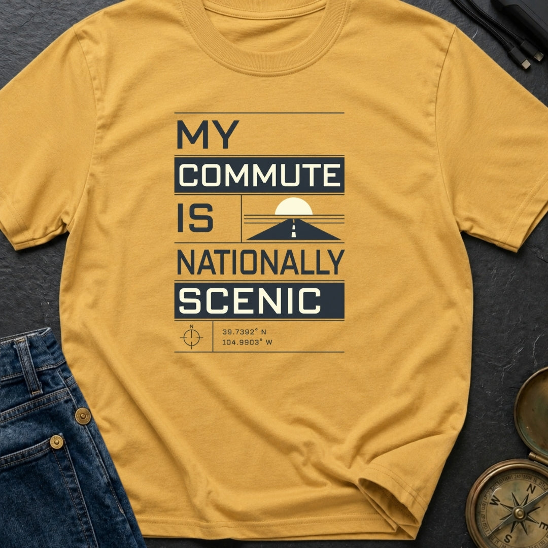 My Commute Is Nationally Scenic - T-Shirt