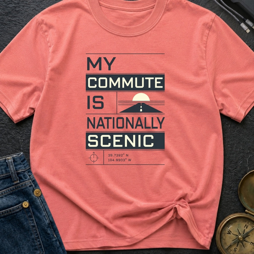 My Commute Is Nationally Scenic - T-Shirt