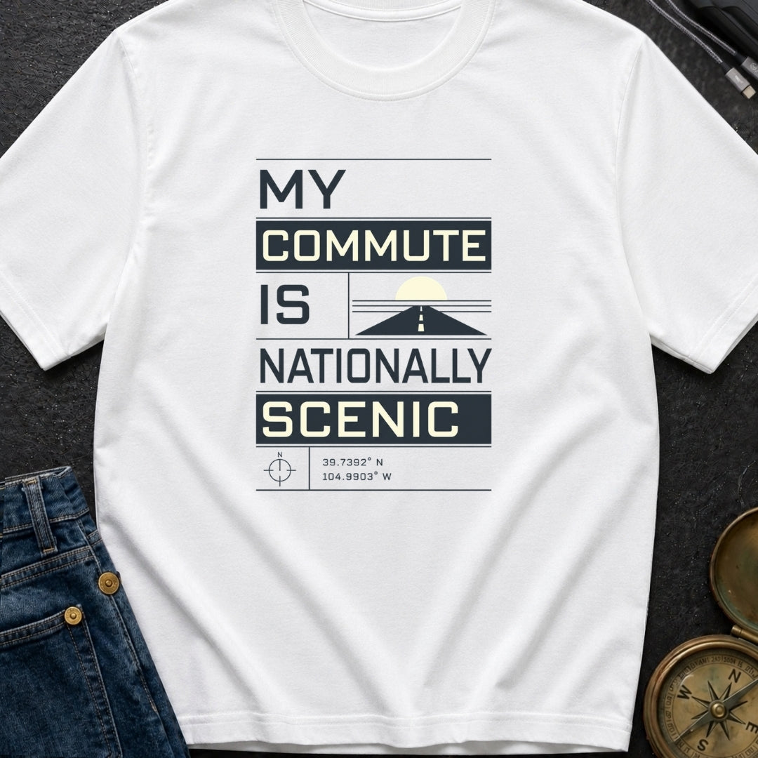 My Commute Is Nationally Scenic - T-Shirt