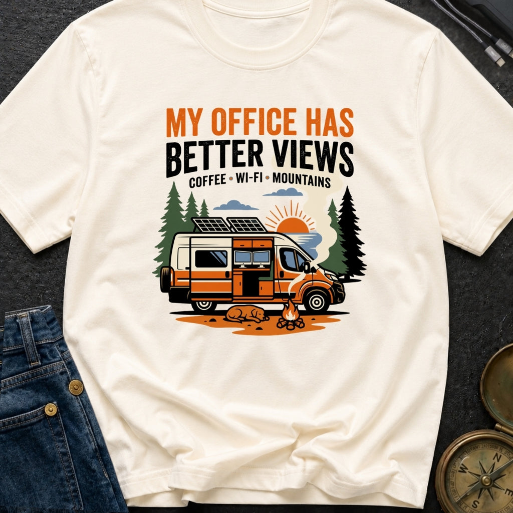 Office With A View - T-Shirt
