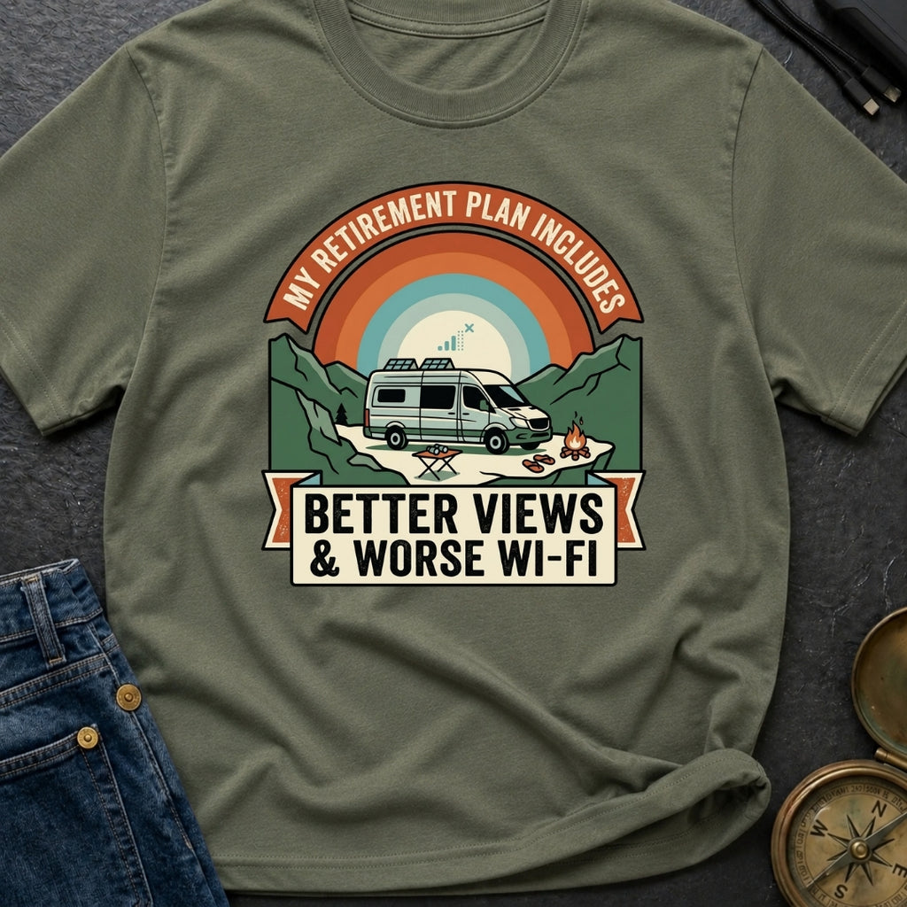 Retirement With A View - T-Shirt