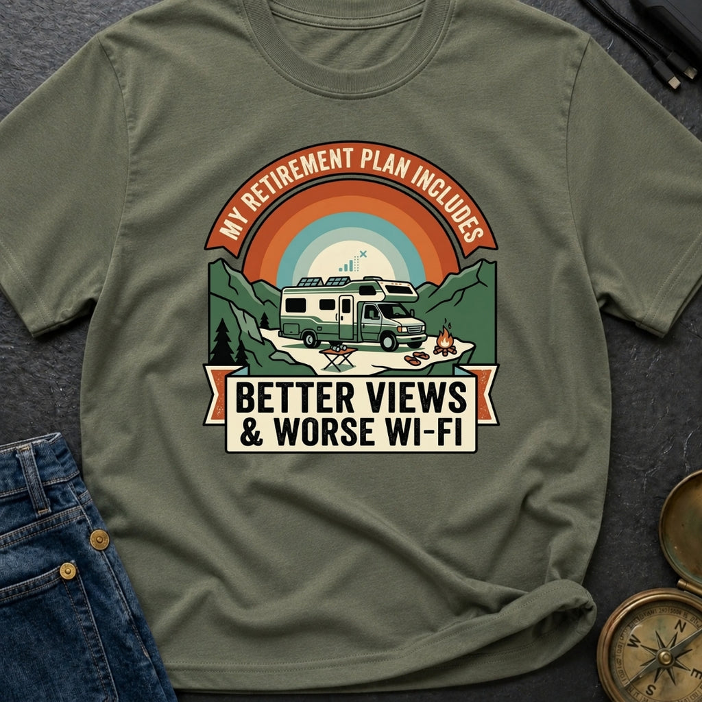 My Retirement Plan Includes Better Views - T-Shirt