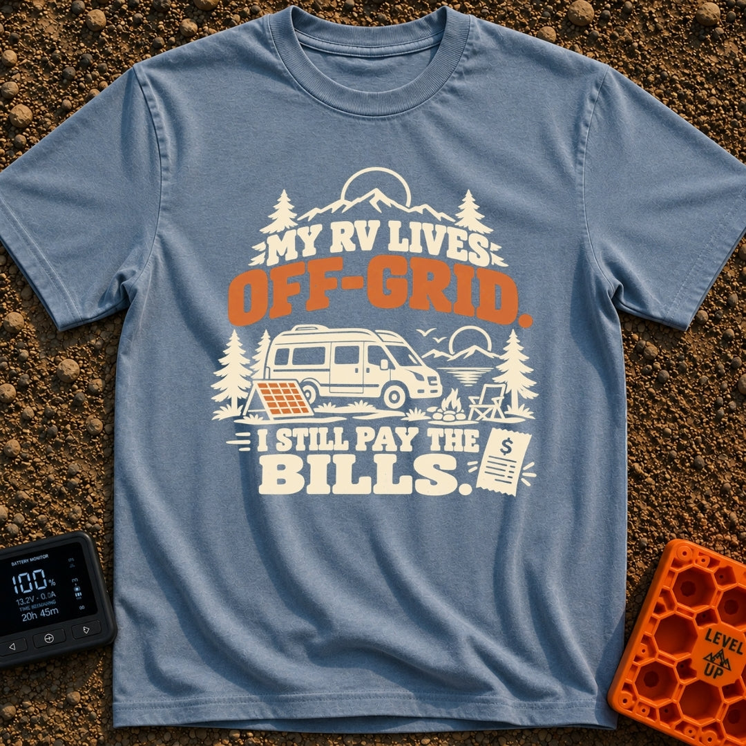 My RV Is Unplugged - T-Shirt