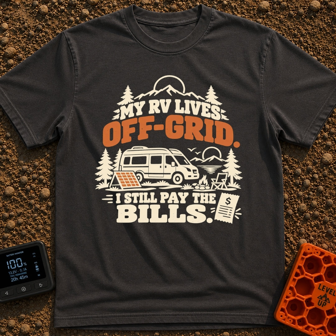My RV Is Unplugged - T-Shirt