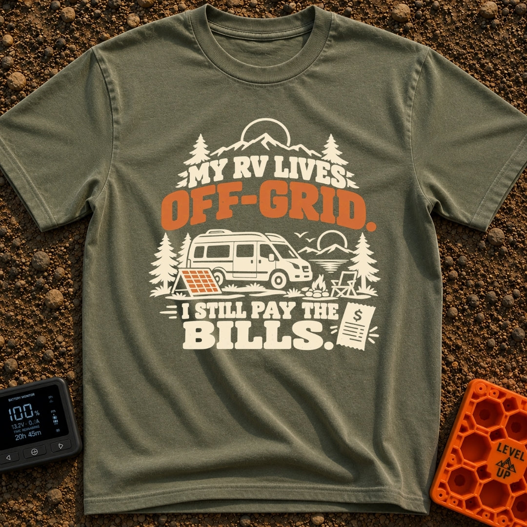 My RV Is Unplugged - T-Shirt