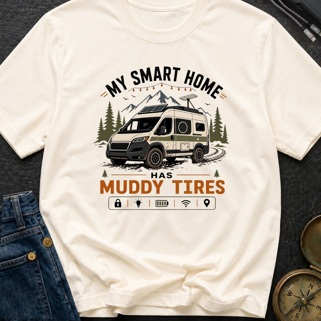 My Smart Home Has Muddy Tires - T-Shirt