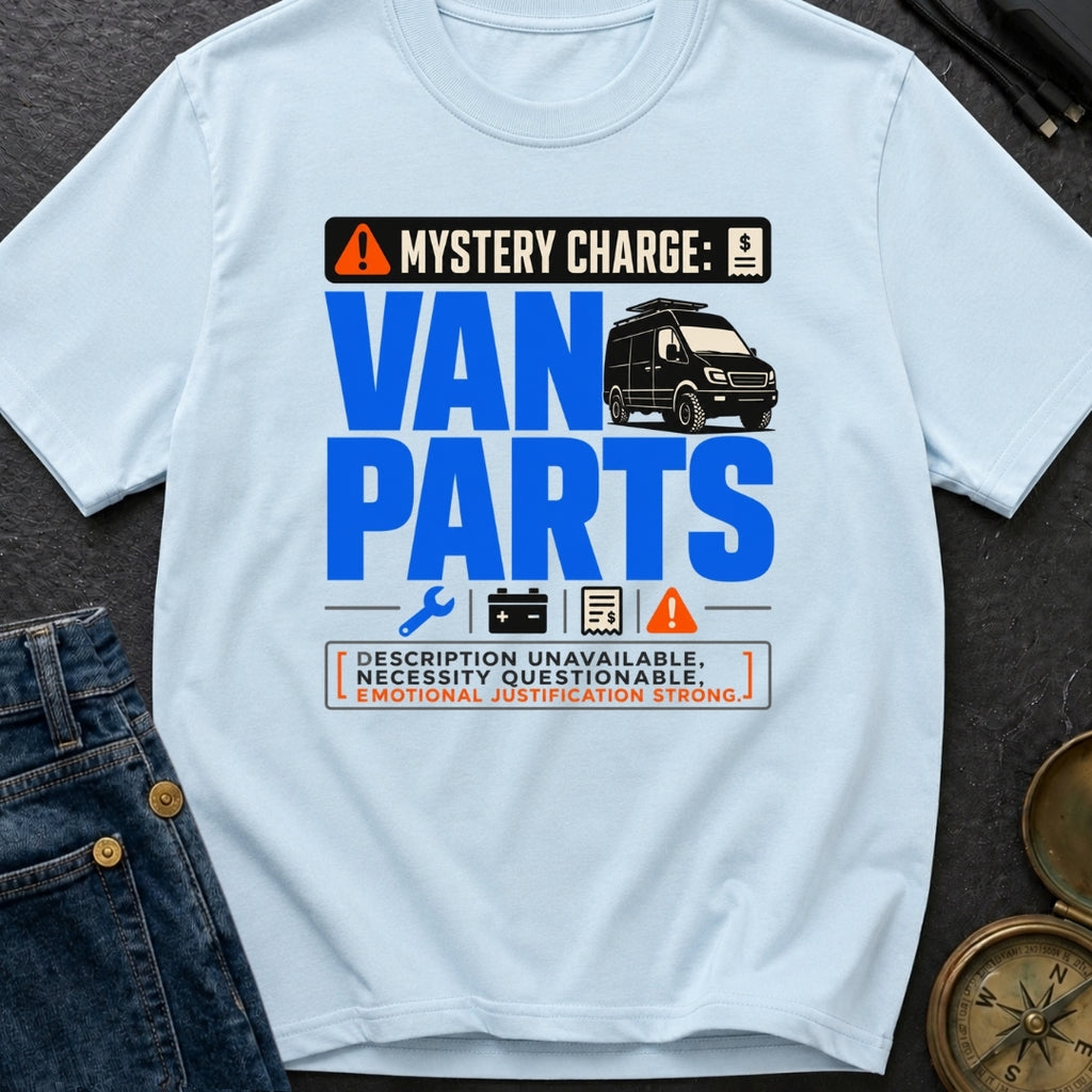 Mystery Charge Van Parts - T-Shirt