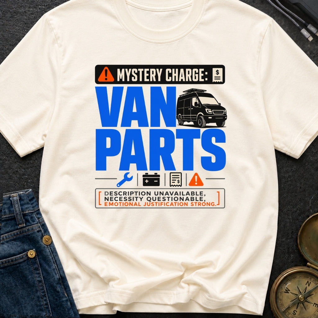 Mystery Charge Van Parts - T-Shirt