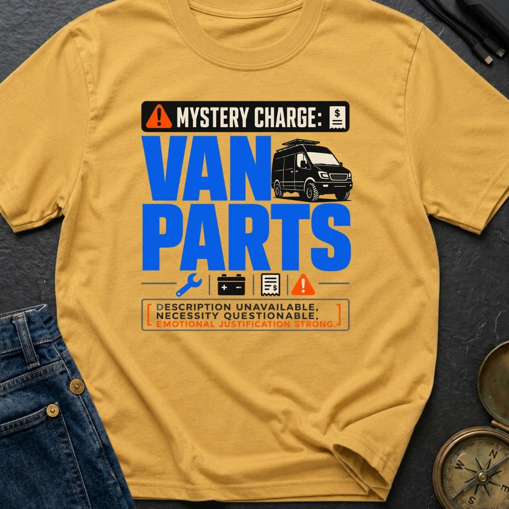 Mystery Charge Van Parts - T-Shirt