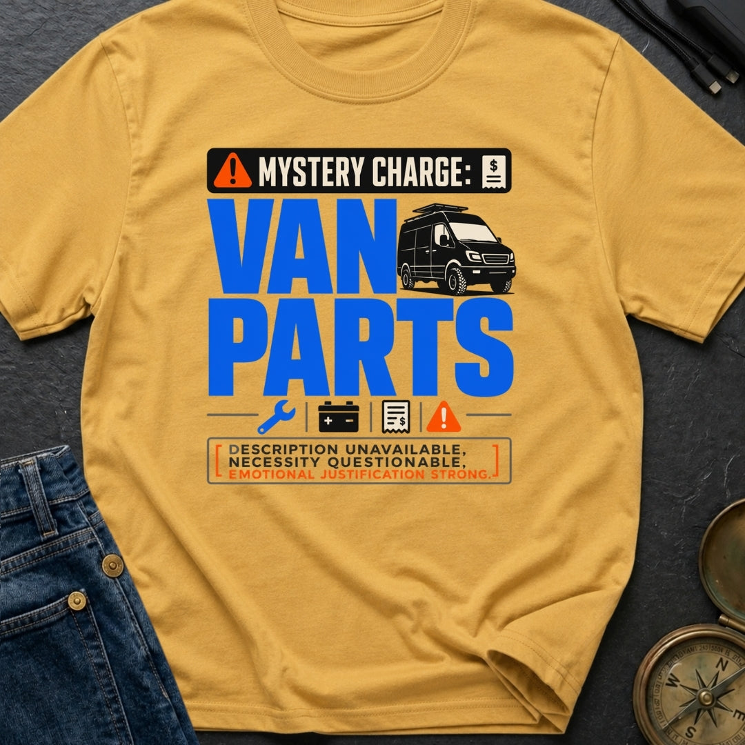 Mystery Charge Van Parts - T-Shirt