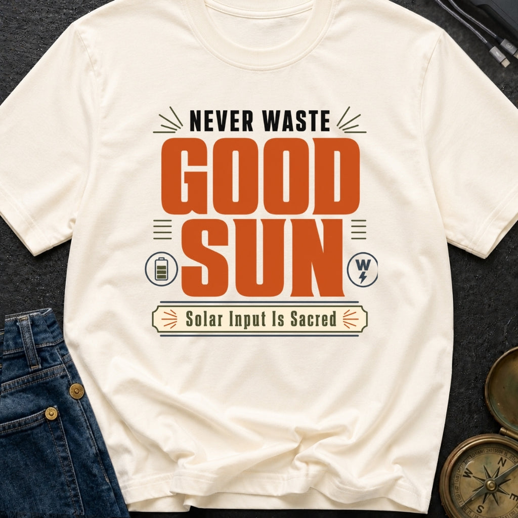 Solar Input Is Sacred - T-Shirt