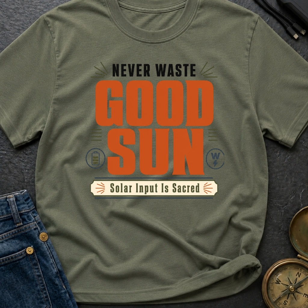 Solar Input Is Sacred - T-Shirt