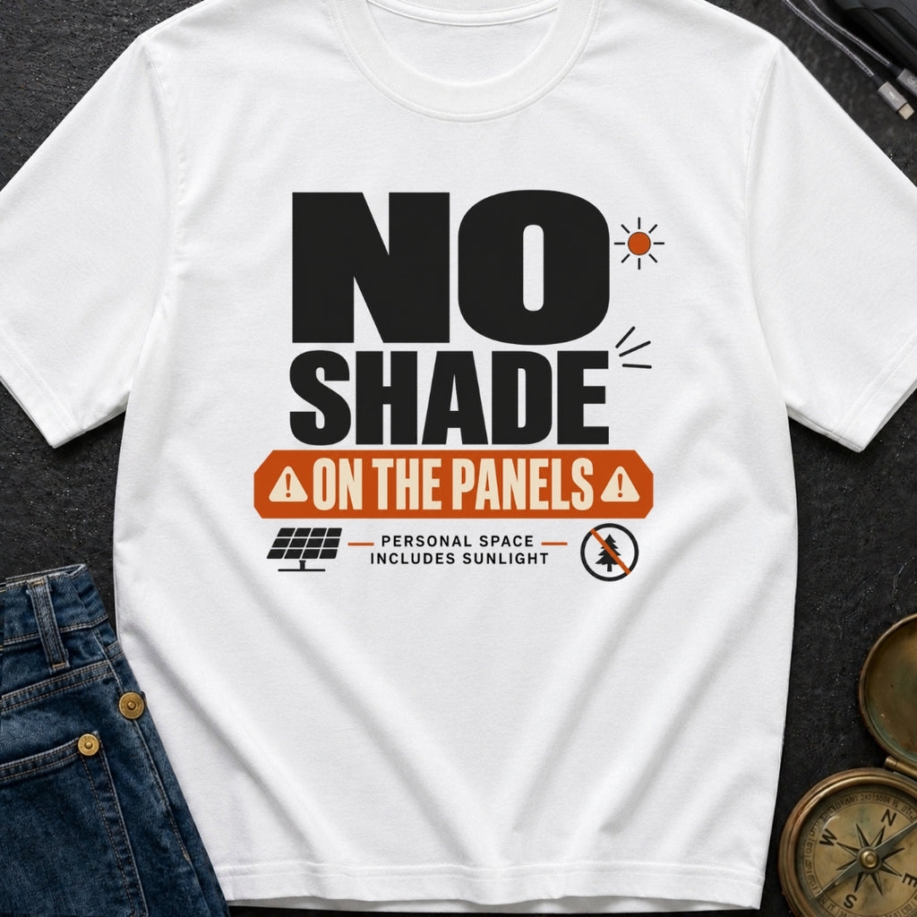 No Shade On The Panels - T-Shirt
