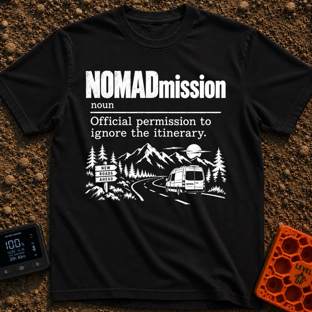 Nomadmission Ditch The Itinerary - T-Shirt