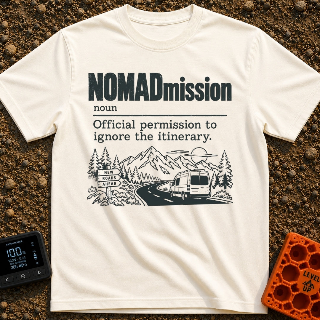 Nomadmission Ditch The Itinerary - T-Shirt