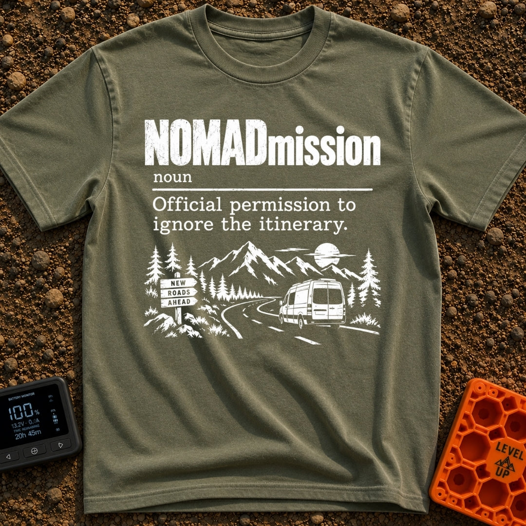 Nomadmission Ditch The Itinerary - T-Shirt