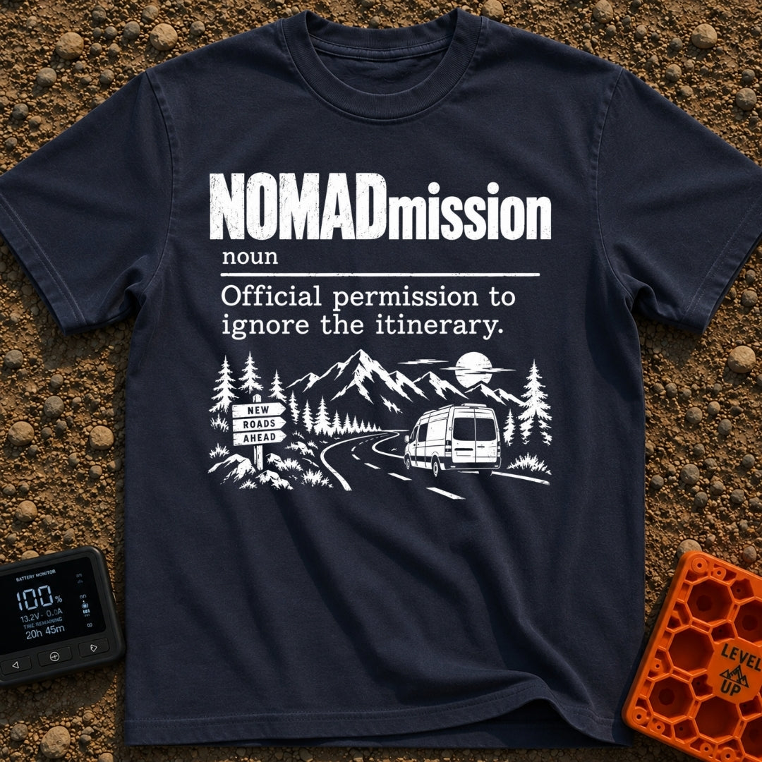 Nomadmission Ditch The Itinerary - T-Shirt
