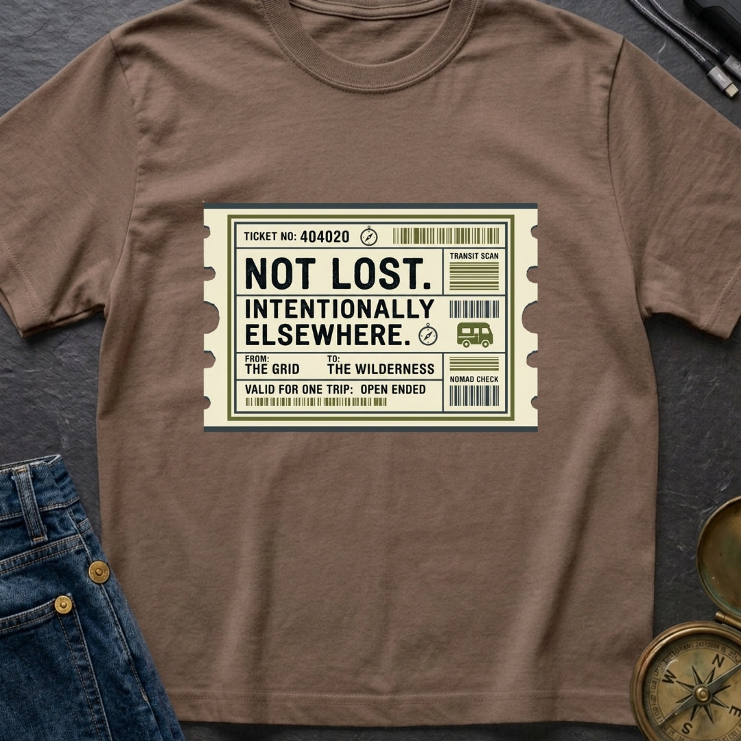 Not Lost Intentionally Elsewhere - T-Shirt
