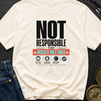 Not Responsible For Missed Meetings - T-Shirt