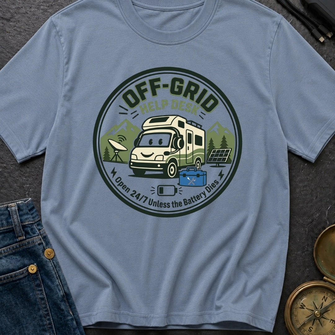 Off Grid Help Desk - T-Shirt