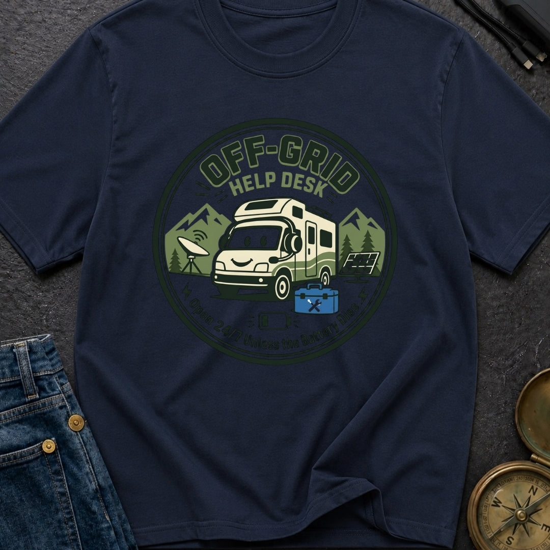 Off Grid Help Desk - T-Shirt