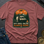Camped But Connected - T-Shirt