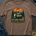 Camped But Connected - T-Shirt