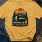 Camped But Connected - T-Shirt